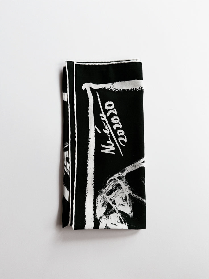 BANDANA NR. 030 | schwarz weiß