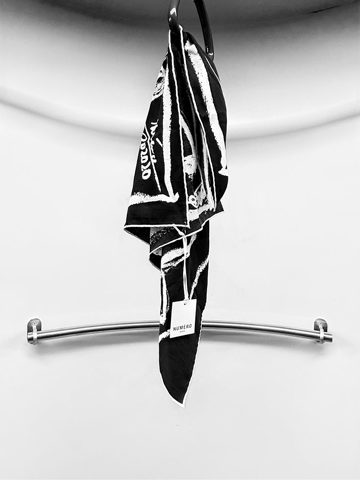 BANDANA NR. 030 | schwarz weiß