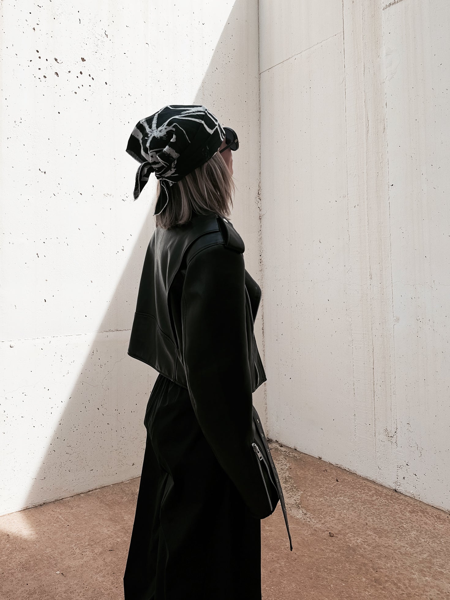 BANDANA NR. 030 | schwarz weiß