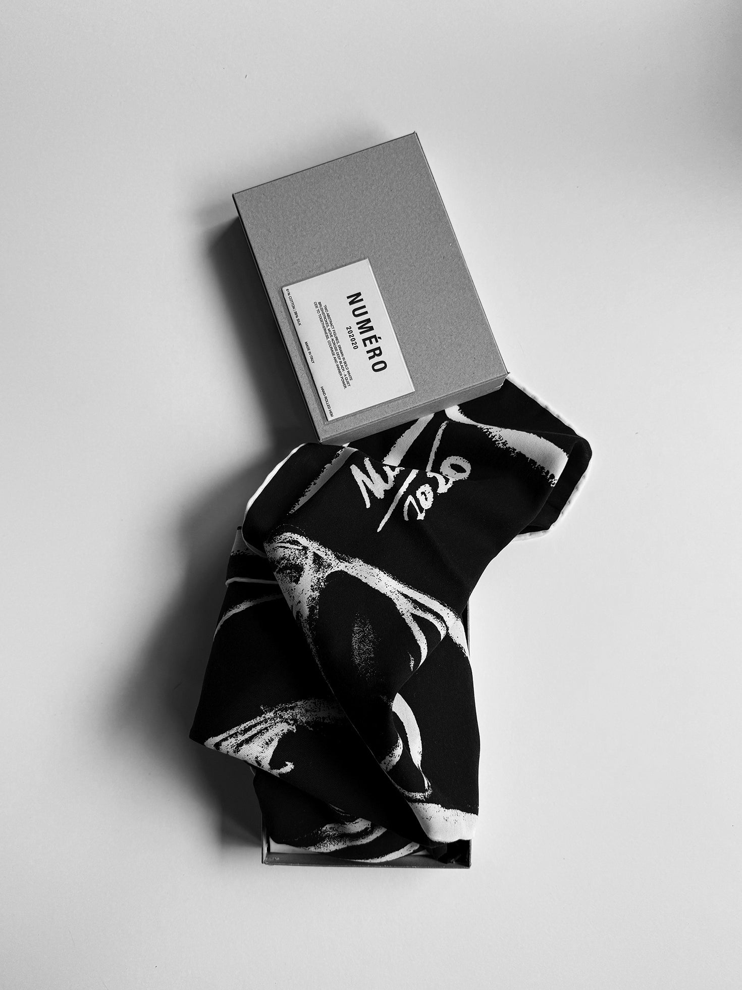 BANDANA NR. 030 | schwarz weiß