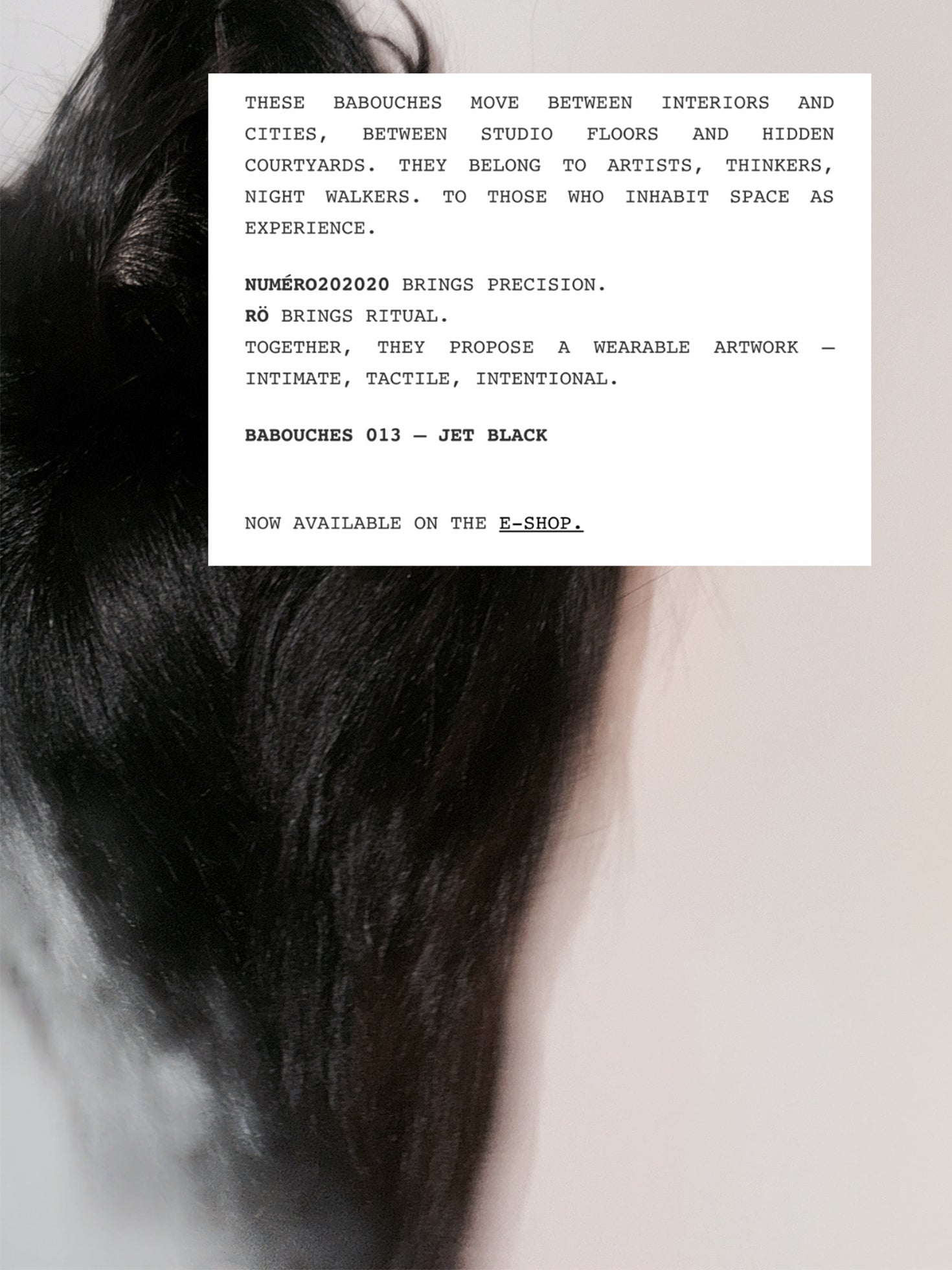 BABOUCHE NR. 013 | schwarz