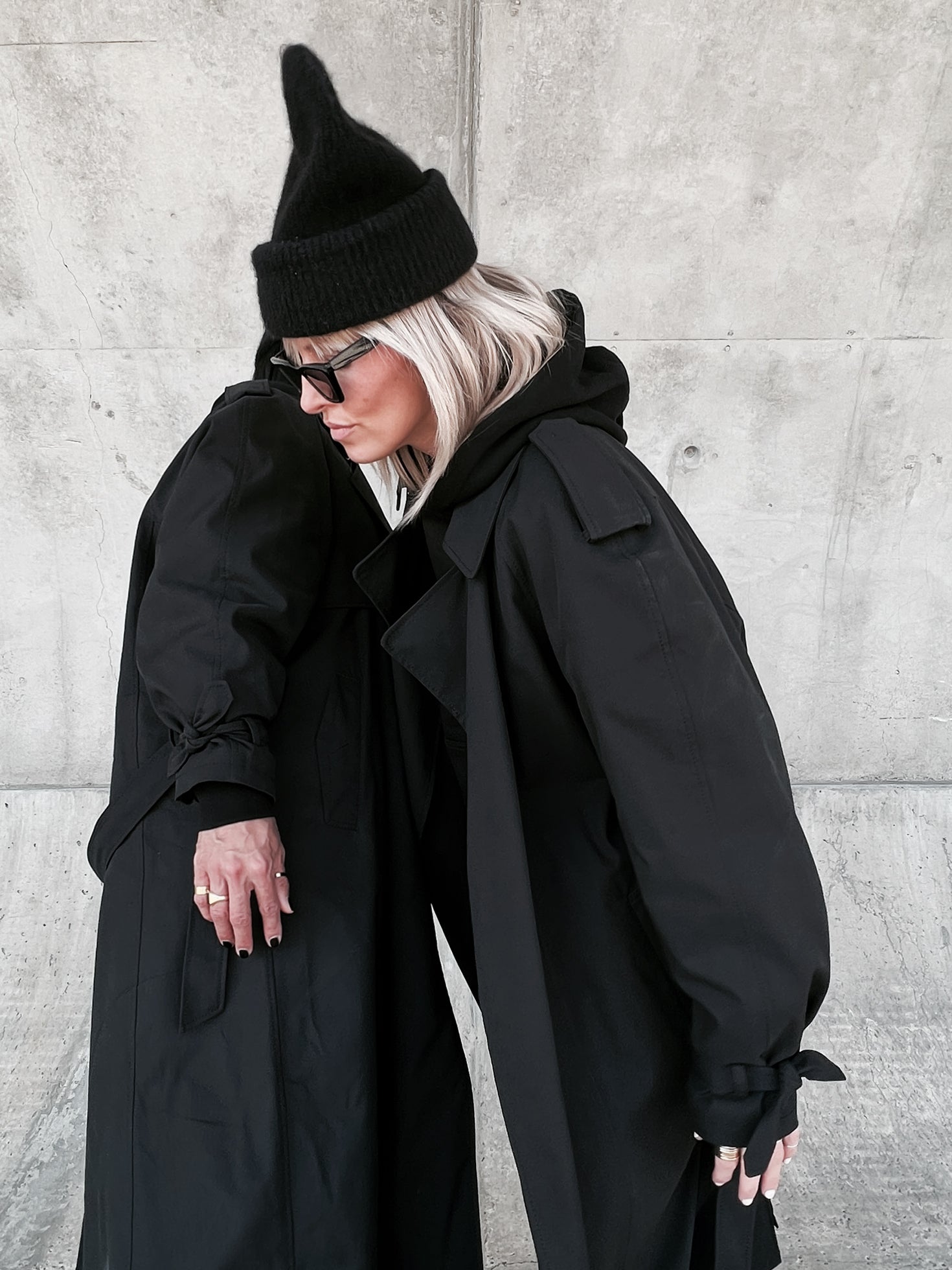 TRENCHCOAT NR. 001 | schwarz