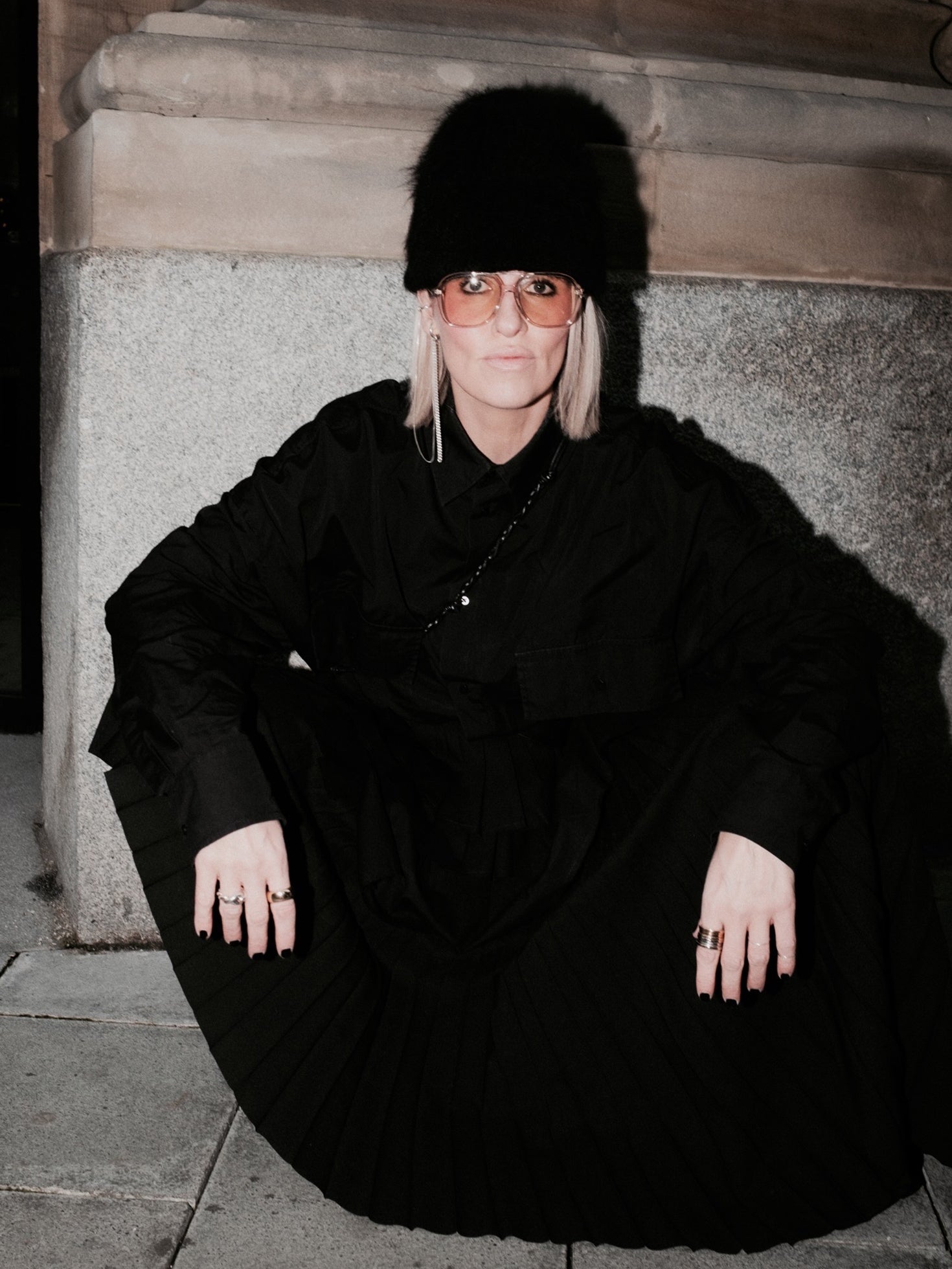 FUZZY HAT NO. 042 | black