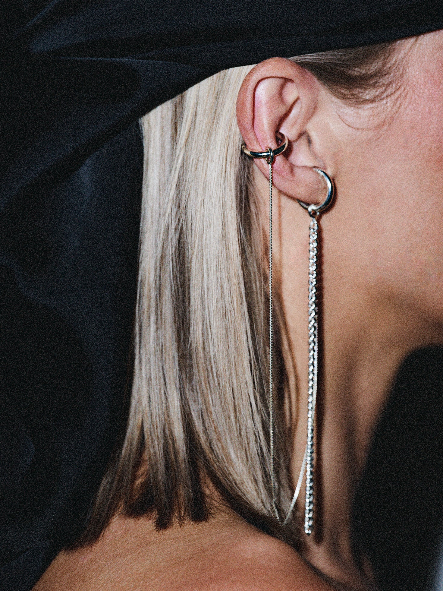 EARPIECE MIT ZWEI CUFFS NO. 029 | silver 925