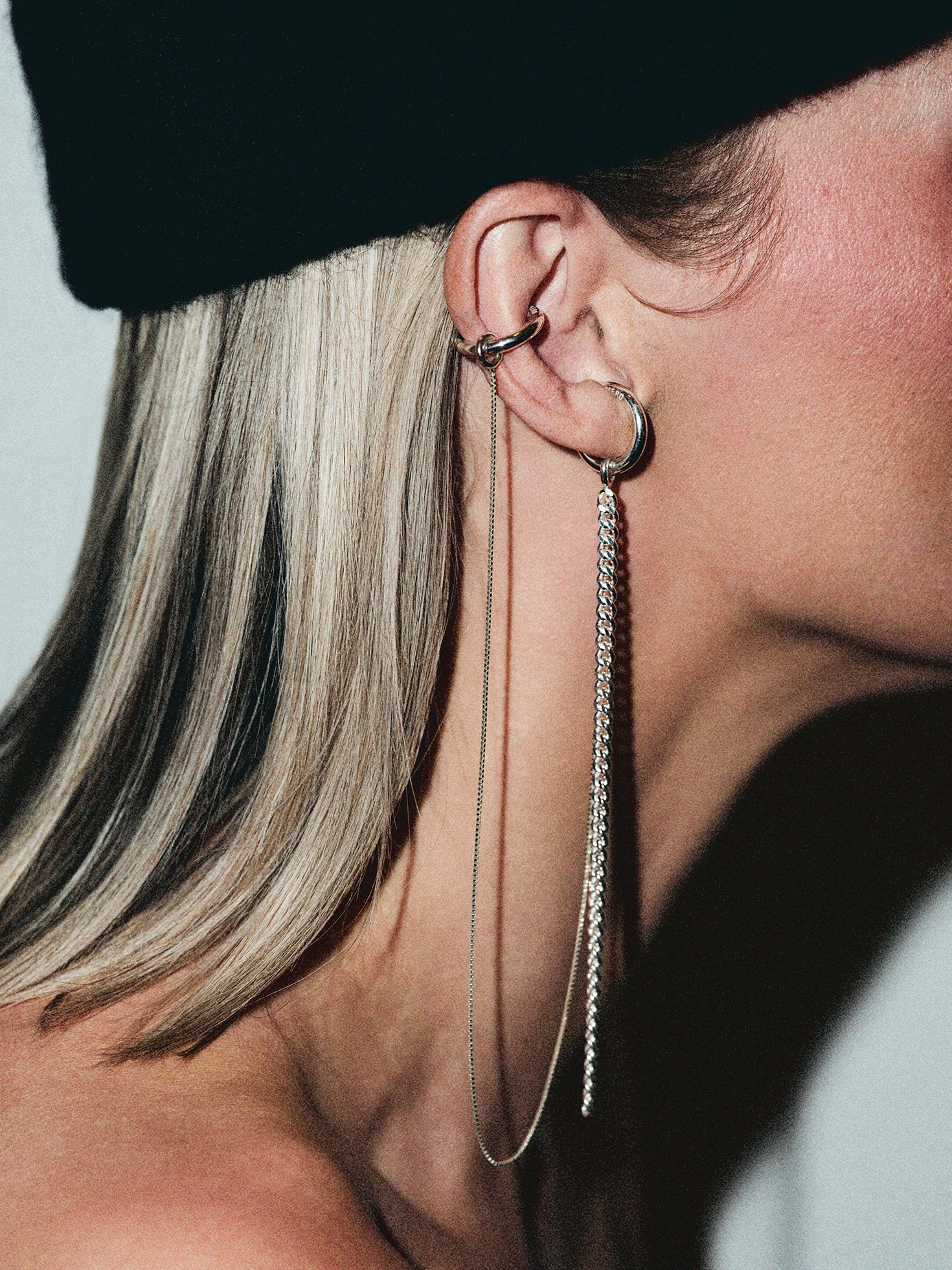 EARPIECE MIT ZWEI CUFFS NO. 029 | silver 925