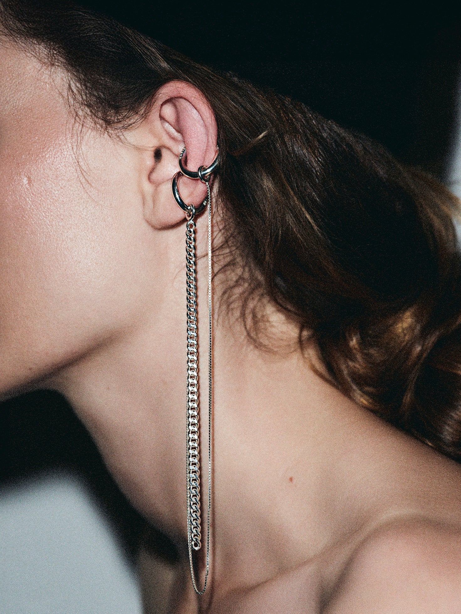EARPIECE MIT ZWEI CUFFS NO. 029 | silver 925
